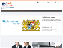 Tablet Screenshot of fbs-cs.de